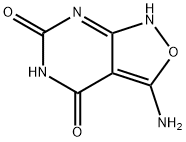 Isoxazolo[3,4-d]pyrimidine-4,6(1H,5H)-dione, 3-amino- (9CI) Struktur