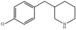 3-(4-CHLOROBENZYL)-PIPERIDINE 化学構造式