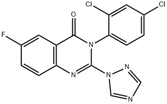 フルキンコナゾール 化学構造式