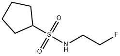 Cyclopentanesulfonamide, N-(2-fluoroethyl)- (9CI) Structure