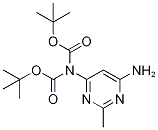 Di-tert-butyl (6-aMino-2-MethylpyriMidin-4-yl)carbaMate Struktur