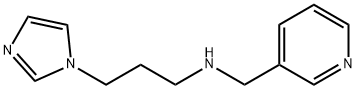 3-(1H-imidazol-1-yl)-N-(3-pyridinylmethyl)-1-propanamine Structure