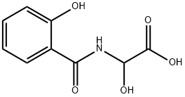 Acetic  acid,  hydroxy[(2-hydroxybenzoyl)amino]-  (9CI),136492-94-9,结构式