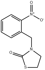 3-(2-nitrophenylmethyl)-2-thiazolidinone,136499-29-1,结构式