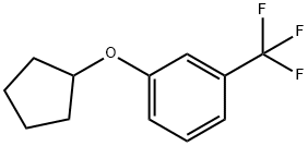 1-(Cyclopentyloxy)-3-(trifluoroMethyl)benzene 结构式