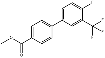 Methyl 4-[4-fluoro-3-(trifluoroMethyl)phenyl]benzoate Structure