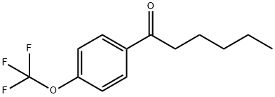 1-[4-(TrifluoroMethoxy)phenyl]hexan-1-one Structure