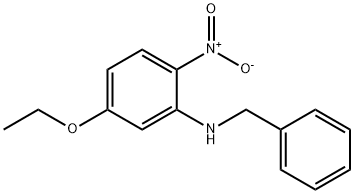 N-苄基-5-乙氧基-2-硝基苯胺 结构式