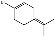 1-ブロモ-4-(プロパン-2-イリデン)シクロヘキス-1-エン 化学構造式