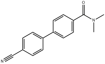 4-(4-Cyanophenyl)-N,N-diMethylbenzaMide, 1365271-90-4, 结构式