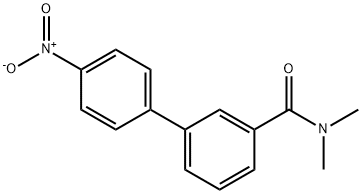 N,N-DiMethyl-3-(4-nitrophenyl)benzaMide Structure