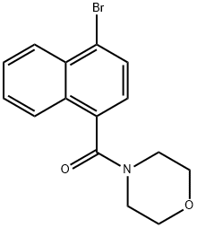 4-[(4-BroMonaphthalen-1-yl)carbonyl]Morpholine|4-[(4-BroMonaphthalen-1-yl)carbonyl]Morpholine