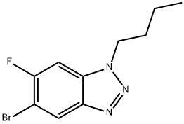 5-BroMo-1-butyl-6-fluorobenzotriazole,1365272-54-3,结构式