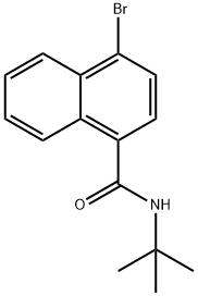 N-t-Butyl 4-broMonaphthaMide,1365272-69-0,结构式