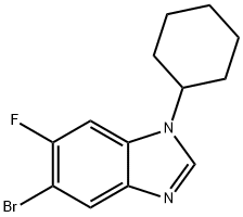 5-BroMo-1-cyclohexyl-6-fluorobenziMidazole|5-BroMo-1-cyclohexyl-6-fluorobenziMidazole