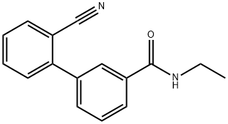 3-(2-Cyanophenyl)-N-ethylbenzaMide Structure