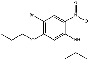 4-BroMo-N-isopropyl-2-nitro-5-propoxyaniline|4-溴-N-异丙基-2-硝基-5-丙氧基苯胺