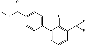 Methyl 4-[2-fluoro-3-(trifluoroMethyl)phenyl]benzoate 结构式