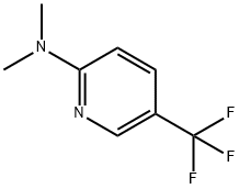 2-二甲氨基-5-(三氟甲基)吡啶, 136539-99-6, 结构式