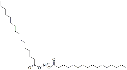 nickel(2+) palmitate  Structure