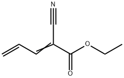 2-Cyano-2,4-pentadienoic acid ethyl ester 结构式