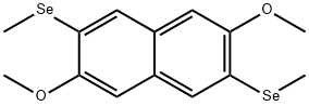 2,6-DIMETHOXY-3,7-BIS(METHYLSELENO)-NAPHTHALENE 结构式