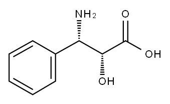(2R,3S)-3-Phenylisoserine Struktur