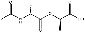 AC-D-ALA-D-LACTIC ACID 化学構造式