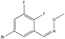 O-甲基-(E)-5-溴-2,3-二氟苯甲醛肟, 1365889-33-3, 结构式