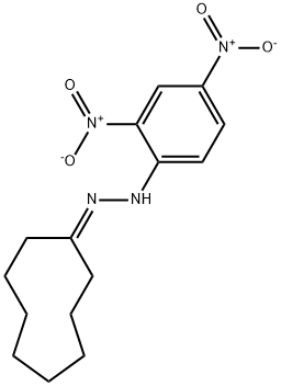 Cyclononanone (2,4-dinitrophenyl)hydrazone Structure