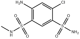 METHYCLOTHIAZIDE RELATED COMPOUND A (100 MG) (4-AMINO-6-CHLORO-N-3-METHYL-M-BEN-ZENEDISULFONAMIDE)