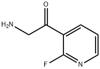 Ethanone, 2-amino-1-(2-fluoro-3-pyridinyl)- (9CI) 结构式