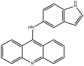 9-(5-indolyl)aminoacridine 结构式