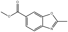 6-Benzoxazolecarboxylic acid, 2-Methyl-, Methyl ester Structure