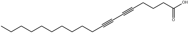 5,7-OCTADECADIYNOIC ACID Struktur