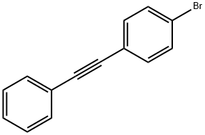 1-ブロモ-4-(フェニルエチニル)ベンゼン 化学構造式