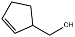 环戊-2-烯-1-基甲醇, 13668-59-2, 结构式