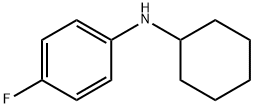 N-cyclohexyl-4-fluoroaniline Struktur