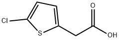 5-chloro-2-Thiopheneacetic acid Structure