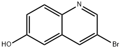 3-Bromo-6-hydroxy quinoline Structure