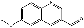 6-METHOXYQUINOLINE-3-CARBOXALDEHYDE 化学構造式