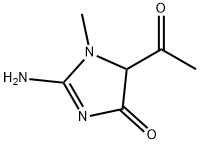 4H-Imidazol-4-one, 5-acetyl-2-amino-1,5-dihydro-1-methyl- (9CI) Struktur