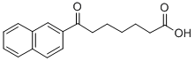 7-(2-ナフチル)-7-オキソヘプタン酸 化学構造式