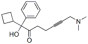 1-cyclobutyl-7-(dimethylamino)-1-hydroxy-1-phenyl-5-heptyn-2-one Structure
