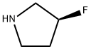 (S)-3-FLUORO-PYRROLIDINE Structure