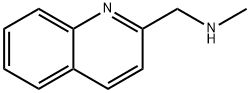 N-メチル-1-キノリン-2-イルメタンアミン 化学構造式