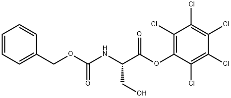 N-[(Benzyloxy)carbonyl]-L-serine (pentachlorophenyl) ester Structure