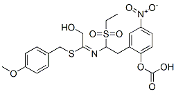 S-(4-methoxybenzyl)thioglycolylaminoethylsulfonylethyl-4-nitrophenyl carbonate,136743-24-3,结构式