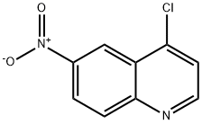4-クロロ-6-ニトロキノリン 化学構造式