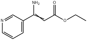 3-AMINO-3-(3-PYRIDINYL)-2-PROPENOIC ACID ETHYL ESTER Structure